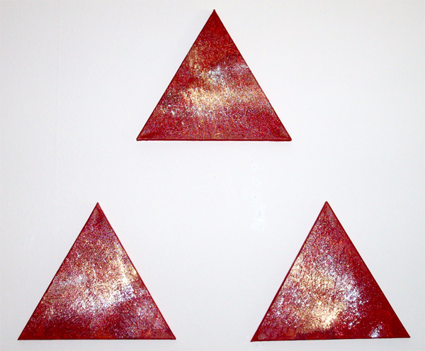 Acrylgemälde - Dreieck - Acrylbilder