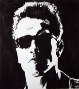 Acrylbilder Arnold Schwarzenegger, Terminator, Acryl Pop-Art