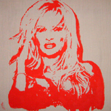 Acrylbilder Pamela Anderson, Barb Wire, Acryl Pop-Art
