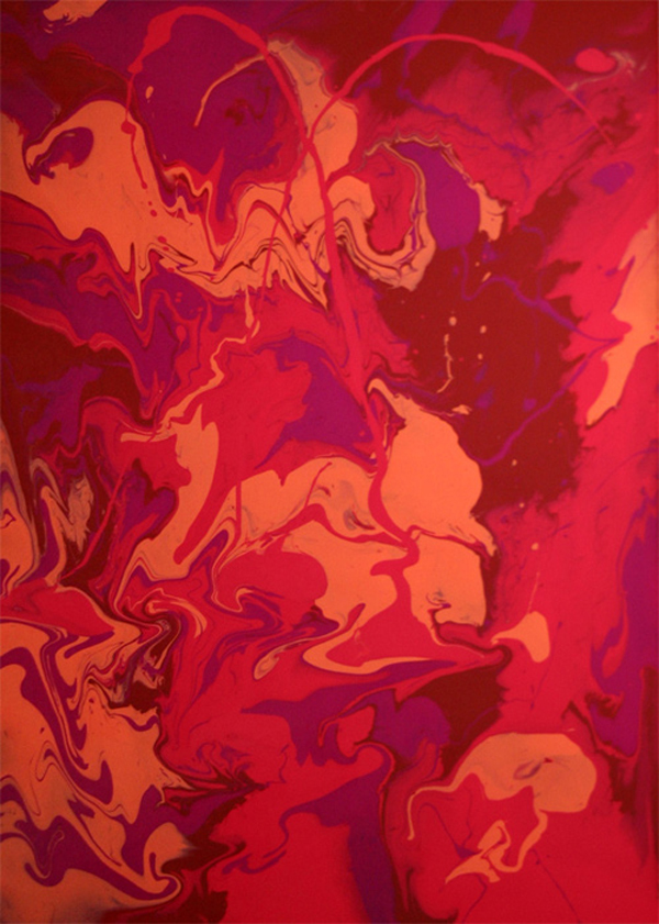 Acrylbilder abstrakt, Red, Acrylgemälde