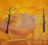 Oelgemaelde Indian Summer Oel